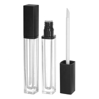 Tubes de brillant à lèvres Big Brush 8ml et boîte d'emballage Mini tube de rouge à lèvres liquide Tubes de brillant à lèvres personnalisés Big Wand