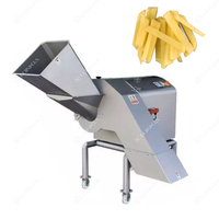 Lonkia 1ton/ 2Ton Per Uur Bevroren Frietjes Snijden Automatische Groenten Snijder Golvende Vorm Strip Aardappelsnijder