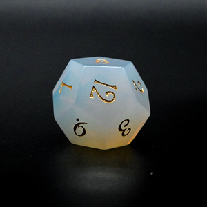 Ensemble de 7 <span class=keywords><strong>d</strong></span>és peints à la main, joli <span class=keywords><strong>d</strong></span>és polyédrique en opale pour les jeux de <span class=keywords><strong>table</strong></span>, jeux de rôle - Product Image 1