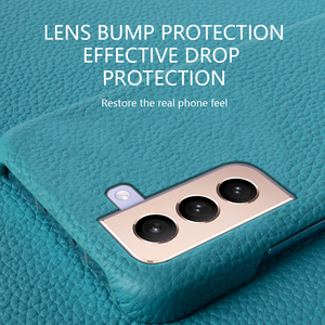 <span class=keywords><strong>Coque</strong></span> complète pour <span class=keywords><strong>Samsung</strong></span> Galaxy S23 <span class=keywords><strong>S22</strong></span> S21 Plus Housse de téléphone en cuir véritable <span class=keywords><strong>ultra</strong></span> antichoc - Product Image 4