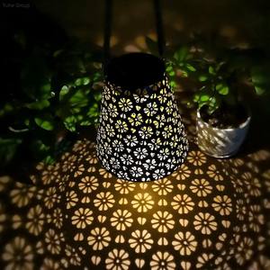 Outdoor Waterproof Solar Iron Moroccan LED <b>Garden</b> Lamp DC Power IP44 Remote Control Decorative <b>Lighting</b> for Backyard Courtyard - Product Image 3