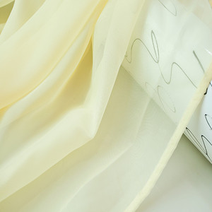 Rideau en polyester 100% ignifuge, léger, de <span class=keywords><strong>grande</strong></span> <span class=keywords><strong>largeur</strong></span>, voile pur coloré - Product Image 4