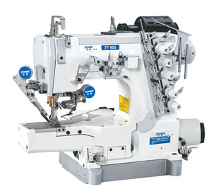 ZY 600-01DA Zoyer Small Flat Bed Direct Drive Auto Trimmer Interlock <b>Sewing</b> Machine - Product Image 1