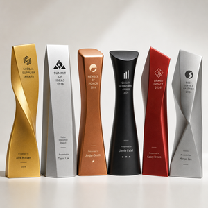 High Quality Custom <b>Trophy</b> Awards Solid Metal Plated Recognition <b>Trophy</b> For Employee Award Sales Contest And Conference - Product Image 1