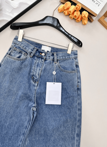 Women High Waist Vintage Wide Leg Jeans Classic Medium Wash Loose Fit Denim <b>Pants</b> Casual Daily Streetwear Long Trousers - Product Image 4