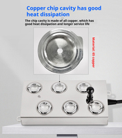 Brumisateur ultrasonique industriel à 12 têtes, humidificateur d'air, atomiseur, état neuf