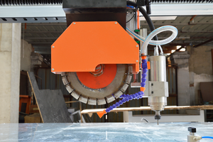 Machine de découpe de pierre naturelle de grande taille, scie à pont pour la découpe de pierre, fabriquée en Chine - Product Image 5