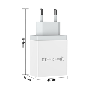 Mới Qc3.0 Nhanh Chóng Sạc 4 Cổng <span class=keywords><strong>USB</strong></span> Sạc Anh Chúng Tôi EU Cắm Ổ Cắm Adapter Sạc Nhanh 3Pin Cho Điện Thoại Di Động 4 Trong 1 Mini - Product Image 6