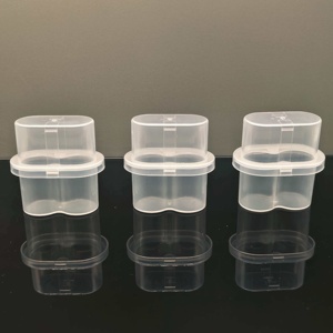 Boîte de stockage stérile personnalisée de 10 ml en 2 parties pour vaccins, support en plastique pour petits flacons, adapté aux petits flacons de vaccins peptidiques - Product Image 2