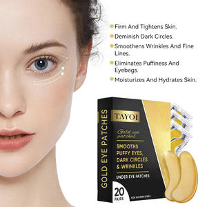<span class=keywords><strong>Patch</strong></span> pour les yeux au collagène hydrogel organique chaud 24K Gold Under Eye Gel Mask Sheet Form Eyes Care Produit chaud - Product Image 2