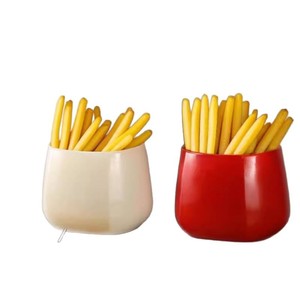 Organisateur de réfrigérateur magnétique mignon, 1 compartiment, rangement suspendu pour la cuisine, matériau PP, multifonctionnel - Product Image 3