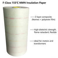 Papel Aislante Nomex 6640 de Alta Resistencia Dieléctrica, Materiales de Aislamiento Compuesto Flexible de 3 Capas para Motores