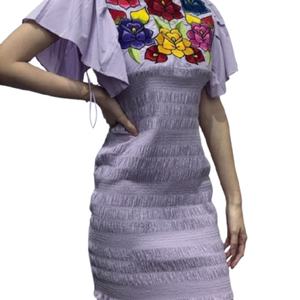 Vestido Elegante Nuevo con Detalle Elástico Bordado a Mano Vintage para Fiestas - Product Image 5