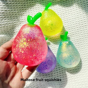 Customization Shaped Pinch Decompression Pear Sydney Slow <b>Rebound</b> Maltose Music Rubber 5 to 7 Years Unisex - Product Image 3