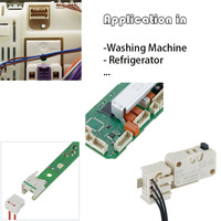 Lumberg RAST cobre estañado 6A 400V IP20 Nylon 5,0mm paso de contacto pestillo de bloqueo espiga de posicionamiento conectores PCB de 2-10 pines