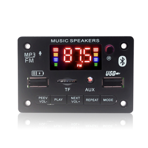 Doble USB BT FM MP3 Módulo Decodificador de audio digital con control remoto y cables Reproductores de MP3 - Product Image 4