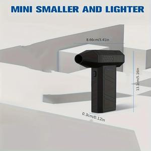 Ventilateur turbo-jet 110000 tr/min, grands vents 52 m/s, souffleur d'air électrique portatif, moteur sans balais, souffleur puissant, ventilateur de conduit industriel - Product Image 5