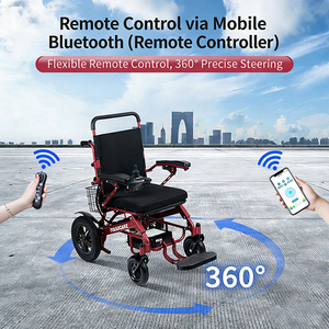 Silla de Ruedas Eléctrica para <span class=keywords><strong>Personas</strong></span> con Discapacidad - Silla de Transferencia Plegable con Baterí<span class=keywords><strong>a</strong></span> de Alta Capacidad para Hospital y Cuidado en el Hogar - Product Image 3