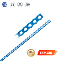 Prix usine vétérinaire orthopédique Impant 2.4mm alpes plaque de verrouillage chirurgie os Fracture Implants