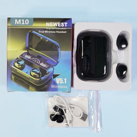 Nouveaux écouteurs Super Bass M10 TWS, écouteurs Audifonos Auriculares M10 sans fil avec batterie externe