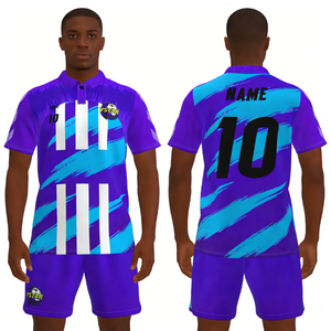Maglie da Calcio Personalizzate di Alta Qualità con Stampa <span class=keywords><strong>a</strong></span> Sublimazione, Nuova <span class=keywords><strong>Serie</strong></span> di Uniformi da Calcio OEM per Uomo - Product Image 5