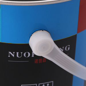 Fournisseur chinois de seaux à peinture métalliques de 4L avec poignée en plastique, certifiés ROHS, intérieur non doublé, seaux élégants, barils - Product Image 5