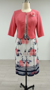 Conjunto de Dos Piezas para Mujer Talla Grande 5XL, Ropa Femenina, Traje de Vestir para Iglesia o Día de Domingo, para Mujeres Elegantes - Product Image 5