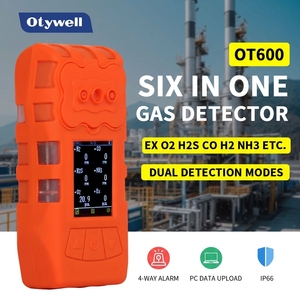 เครื่องตรวจจับก๊าซหลายชนิดแบบพกพา Otywell OT600 รองรับก๊าซได้ 1-6 ชนิด พร้อมตัวเลือกก๊าซหลากหลายและหน้าจอสี - Product Image 1