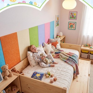 Pannelli <span class=keywords><strong>in</strong></span> <span class=keywords><strong>Feltro</strong></span> PET Rettangolari per Pareti, Antiurto, Autoadesivi, per Camere dei Bambini, Testiere Imbottite per Sale Giochi e Asili Nido - Product Image 5