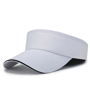 Visera de <span class=keywords><strong>tenis</strong></span> para correr al aire libre para <span class=keywords><strong>mujer</strong></span>, visera de sol con tapa vacía, <span class=keywords><strong>gorra</strong></span> de béisbol con lengüeta de pato para verano - Product Image 4