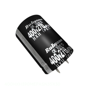 ตัวเก็บประจุแบบ Through Hole รุ่น Manufacturer Channel 400HXH390MEPASN35X30 CAP ALUM 390UF 20% 400V SNAP TH 390 uF - Product Image 1