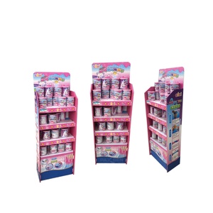 ชั้นวางสินค้าปลีกแบบตั้งพื้นทำจากกระดาษลูกฟูกสำหรับซูเปอร์มาร์เก็ต ชั้นวางแสดงสินค้าแบบตั้งโต๊ะทำจากกระดาษแข็ง ชั้นวางแสดงสินค้าแบบตั้งพื้นทำจากกระดาษแข็ง - Product Image 3