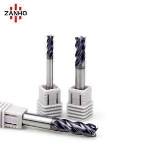 ZANHO High Performance S400 Hardmetaalfrees 4-snijders/2-snijders bolkop voor hogesnelheidsfreesbewerking Volhardmetaalfrees - Product Image 4