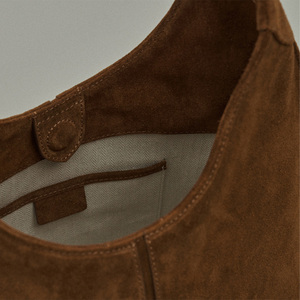 2025 bolsos de moda para mujer joven Retro grande blanco Pu cuero Hobo bolso de mujer axila Casual gamuza bolso de hombro <span class=keywords><strong>Shopper</strong></span> - Product Image 5