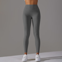 Hoge tailleband Geen camel toe-effect Vrij ontwerp Heupliftende contournaden Enkellange veelzijdige leggings voor dagelijks loungekleding