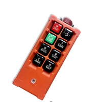 Télécommande industrielle DEKE F21-E1B avec 2 émetteurs et 1 récepteur, code roulant/fixe/apprentissage, portée jusqu'à 300 m
