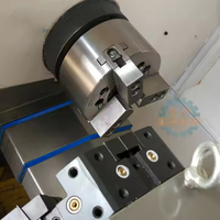 Tour CNC robuste CK6132 à banc horizontal, rails de guidage rigides, 3 axes, porte-outils à 4 stations, commande numérique GSK, précision 0,01 mm