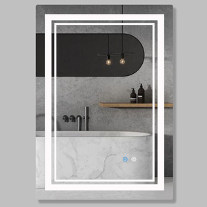 Fullkenlight đầy đủ ul CE góc phòng tắm gương chiếu sáng vanities phòng tắm với bồn rửa và gương - Product Image 4