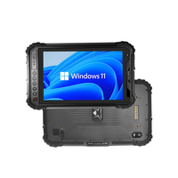 OEM Tablet industri kasar, Tablet Windows 10 inti ganda 8 inci 8GB + 16GB memori besar