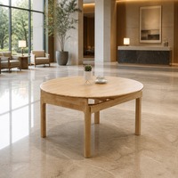 Ensemble de salle à manger extensible en bois massif pour 6 personnes avec chaises rembourrées, bois clair, style nordique minimaliste pour la maison et la cuisine