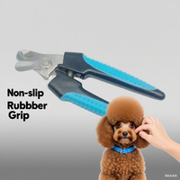 Coupe-ongles durable en acier inoxydable pour chien et chat avec logo personnalisé Tondeuse à ongles TPU pour animaux de compagnie