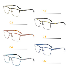 Occhiali alla Moda Vintage Sportivi in Metallo di Alta Qualità con Montatura Business per Adulti, Occhiali da Vista Classici per Miopia Stile Uomo - Product Image 5