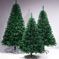 Sapin de Noël Artificiel en PVC Chiffré, Tailles de 60cm à 300cm, pour Décorations d'Hôtels, Commerces et Supermarchés, Modèle Transfrontalier ZJ-009