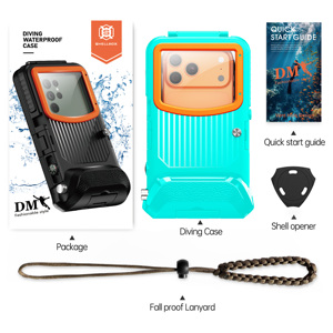 Étui ShellBox universel de luxe étanche pour té<span class=keywords><strong>l</strong></span>éphone, housse de plongée sous-marine à 15 m pour té<span class=keywords><strong>l</strong></span>écommande, pour la plongée avec tuba - Product Image 1