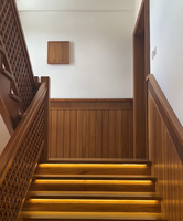 Balustres d'escalier en bois au design moderne et populaire, installation facile, balustrades et rampes en bois massif, marque Hardworking