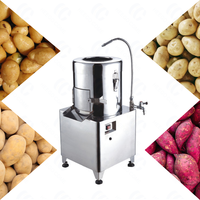 Éplucheuse de pommes de terre commerciale entièrement automatique Machine électrique professionnelle de nettoyage et d'épluchage de légumes avec composant de noyau de moteur