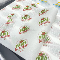 Papier d'emballage pour hamburger imprimé personnalisé Feuilles d'emballage sulfurisé de qualité alimentaire pour sandwich à la charcuterie Emballage à emporter jetable pour restaurant