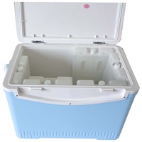 Boîte isotherme médicale portable en PU imperméable avec pack de glace pour le transport de vaccins et d'échantillons de sang