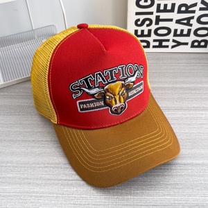 Gorra Trucker de Malla Bordada en 3D, Diseño Excelente, Estilo Vintage, Unisex, Transpirable, Impermeable, Moda Hip Hop, Ropa Urbana - Product Image 3