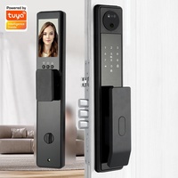 Cerraduras de puerta de perilla inteligente de alta calidad con cámara Wifi Tuya APP Ic tarjeta contraseña huella dactilar cara cerradura de puerta inteligente